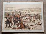 Hollandse infanterie bij de bruggen over de Berezina, 1812, Antiek en Kunst, Antiek | Schoolplaten, Ophalen, Geschiedenis