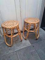 2 rotan kinder krukken vintage,bohemian,landelijk, Huis en Inrichting, Krukjes, Ophalen, Zo goed als nieuw, X, Hout