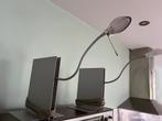 2x Oscar boekenplank lampen 12 volt Halogeen, Ophalen, Modern, industrieel Post-modern Retro, Zo goed als nieuw, Glas