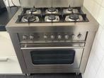 Bosch Solitaire roestvrijstalen gasfornuis 90 breed, Witgoed en Apparatuur, Fornuizen, Ophalen, Gebruikt, Hete lucht, 60 cm of meer