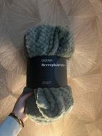 Mooi nieuw XXL fleeceplaid 150x200 cm zeegroen/turquoise!, Ophalen, Nieuw