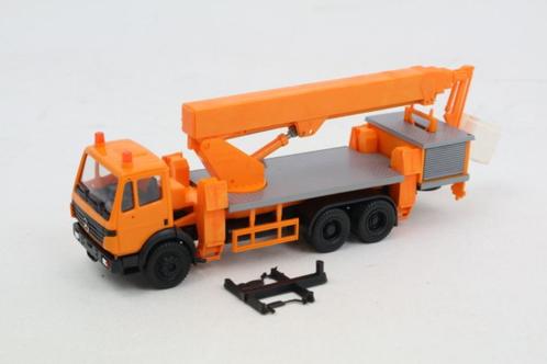 1:87  Mercedes-benz SK Ruthmann Hubsteiger - Herpa, Hobby en Vrije tijd, Modelauto's | 1:87, Nieuw, Bus of Vrachtwagen, Herpa