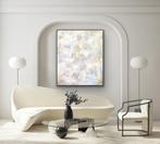 Abstract Schilderij met Goud - 100x120cm - Origineel Kunstwe, Ophalen