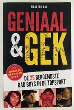 Bax, Maarten - Geniaal & gek / De 25 beroemdste bad boys in, Boeken, Biografieën, Sport, Zo goed als nieuw, Verzenden