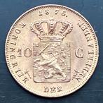 Nederland, gouden tientje 1875 hoge kwaliteit, Postzegels en Munten, Munten | Nederland, Ophalen of Verzenden, Koning Willem III