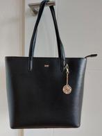ZGAN zwart leren tas DKNY, Ophalen of Verzenden, Zo goed als nieuw, Zwart, Schoudertasje