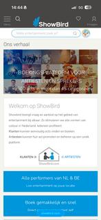 Cadeaubon Showbird ter waarde van €500,-, Tickets en Kaartjes, Kortingen en Cadeaubonnen, Eén persoon, Cadeaubon, Overige typen