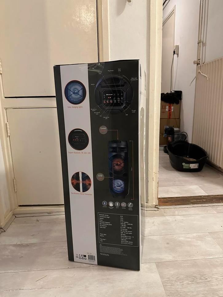 Roseland Big Boomer Bluetooth Speaker - Nieuw in doos!, Audio, Tv en Foto, Luidsprekers, Nieuw, Overige typen, Minder dan 60 watt