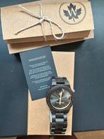 Wood watch nieuw, Sieraden, Tassen en Uiterlijk, Overige materialen, Polshorloge, Overige materialen, Nieuw