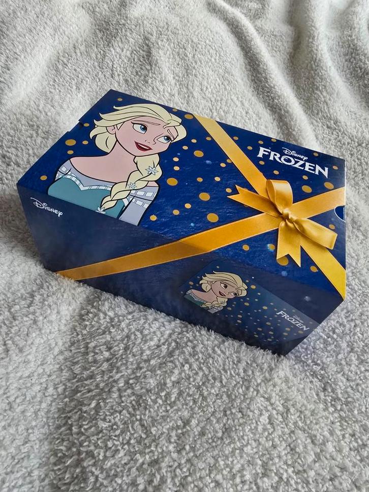 Disney Frozen bewaarblik met 8 verschillende Disney kransjes, Verzamelen, Disney, Nieuw, Beeldje of Figuurtje, Overige figuren