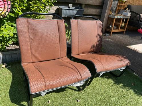2cv Bruin Skai Geperforeerd enkel matjes., Auto-onderdelen, Interieur en Bekleding, Citroën, Nieuw, Ophalen of Verzenden