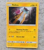 Pokémonkaart Raikou #32, Ophalen of Verzenden, Gebruikt, Losse kaart, Foil