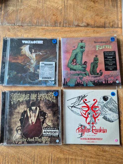 Wolfmother, Cradle of Filth, Dinosaur Jr., Taylor Rank, Cd's en Dvd's, Cd's | Overige Cd's, Zo goed als nieuw, Ophalen of Verzenden