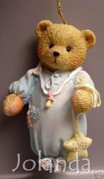 Cherished Teddies: Ornament Baby Boy First Christmas, Beeldje, Ophalen of Verzenden, Cherished Teddies, Zo goed als nieuw