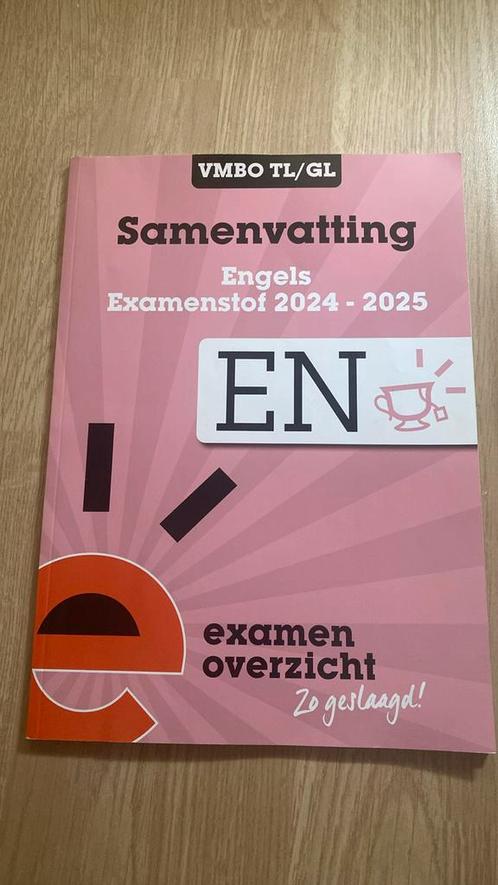 ExamenOverzicht - Samenvatting Examenstof Engels VMBO TL/GL, Boeken, Schoolboeken, Zo goed als nieuw, Engels, Overige niveaus