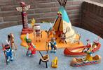 Vintage Playmobil Indianendorp, Ophalen of Verzenden, Gebruikt