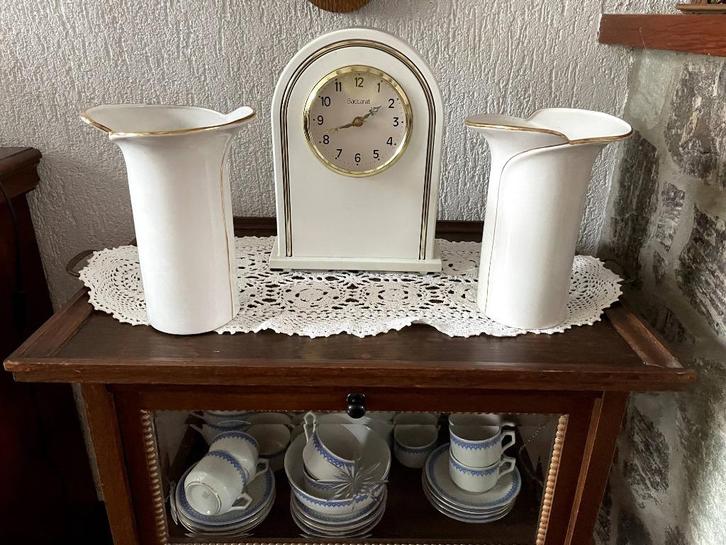 Vintage kaststel Fena Porzellan met gouden randje, Antiek en Kunst, Antiek | Keramiek en Aardewerk, Ophalen of Verzenden