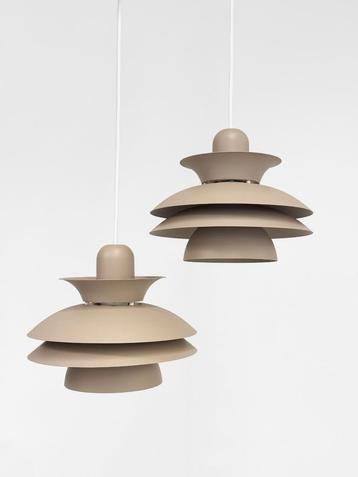 Scandinavische hanglampen Licht Taupe (Set van 2) beschikbaar voor biedingen