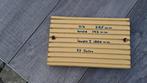 bankirai hout, Doe-het-zelf en Verbouw, Hout en Planken, Ophalen, Gebruikt, 25 tot 50 mm, Plank