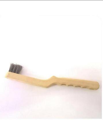 Stalen borstel groot, espresso barista, espressomachine, beschikbaar voor biedingen