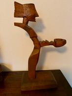 Indonesisch houten Wajang/Wayang lamp Java Javaans Indonesië, Ophalen