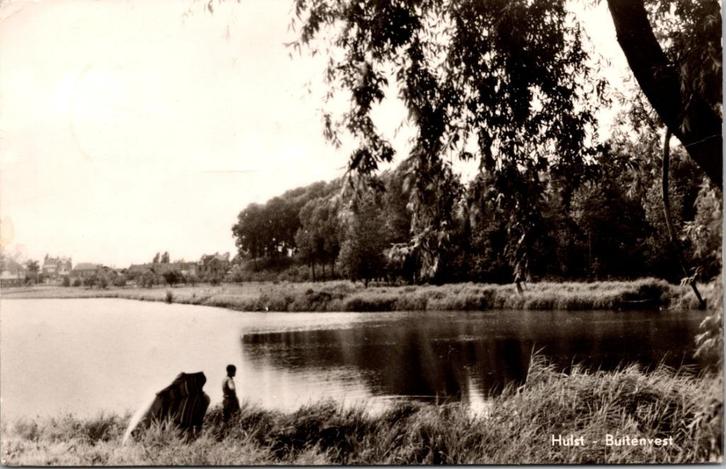Hulst - Buitenvest (1959), Verzamelen, Ansichtkaarten | Nederland, Gelopen, Zeeland, 1940 tot 1960, Verzenden