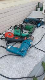 5 boormachines bosch /makita /AEG/HITACHI, Variabele snelheid, Ophalen, Boormachine, Gebruikt