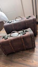 Decoratieve houten koffers - set van 2, Minder dan 50 cm, Gebruikt, Minder dan 50 cm, Minder dan 50 cm