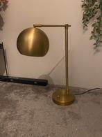 Bureaulamp mat goud, Huis en Inrichting, Lampen | Tafellampen, Ophalen of Verzenden, Zo goed als nieuw, Minder dan 50 cm
