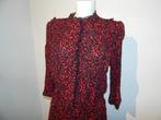 Zadig & Voltaire leuke smaakvolle jurk rood jaguar print M, Kleding | Dames, Jurken, Maat 38/40 (M), Zadig & Voltaire, Verzenden