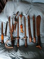 Messen sabels, Ophalen