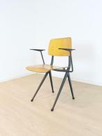 stoel schoolstoel eetkamerstoel bureaustoel vintage, Huis en Inrichting, Stoelen, Ophalen, Gebruikt, Metaal, Eén