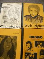 Muziekboeken met muziekteksten Rollingstones Bob Dylan the W, Ophalen of Verzenden, Gelezen, Artiest