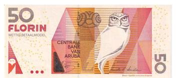 Aruba 50 Florin 2012 (UNC)- Uil beschikbaar voor biedingen