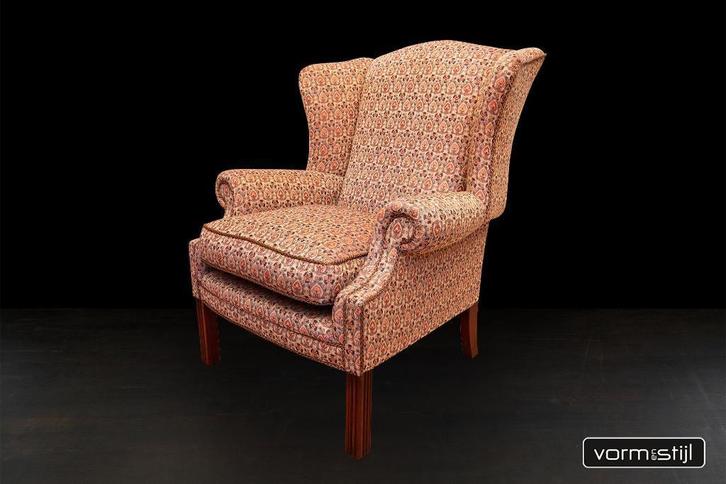 Leather Chairs of England wingchair, Huis en Inrichting, Fauteuils, Nieuw, Stof, 75 tot 100 cm, 75 tot 100 cm, Ophalen