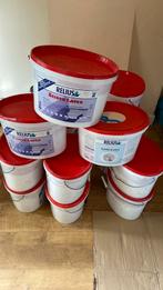 Relius seiden latex 10 liter 1 voor 45€/3 voor 120€ nieuw, Doe-het-zelf en Verbouw, Verf, Beits en Lak, Wit, Nieuw, Ophalen of Verzenden