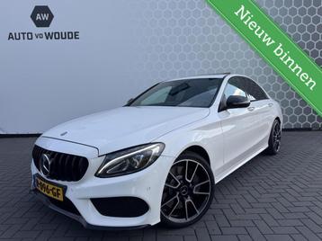 Mercedes C-klasse 450 AMG 4MATIC Schaalstoelen C43s Pano Led beschikbaar voor biedingen