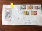 140 ned FDC 1953 E15, Postzegels en Munten, Brieven en Enveloppen | Nederland, Ophalen of Verzenden