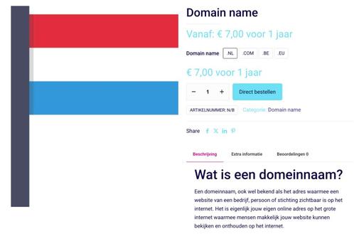 Domain name voor uw website, Spelcomputers en Games, Games | Pc, Nieuw, Racen en Vliegen, 1 speler, Eén computer, Online, Virtual Reality