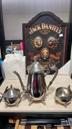 Leonard koffie set verzilverde, Antiek en Kunst, Antiek | Tin, Ophalen of Verzenden