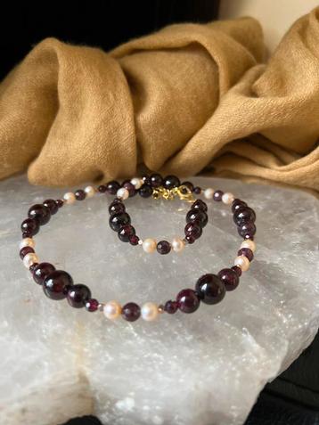 Granaat parel zoetwater beschermt geluk energie vreugde beschikbaar voor biedingen