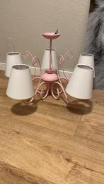 Roze meisjes hang lamp met 5 kapjes, Ophalen of Verzenden, Zo goed als nieuw