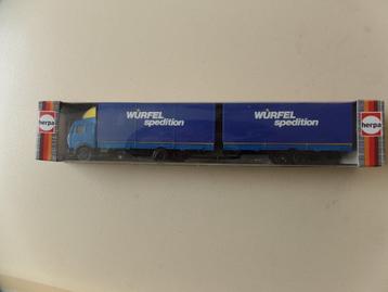 Mercedes vrachtwagen / aanhanger  Wurfel (Herpa) beschikbaar voor biedingen