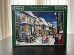 Falcon puzzel kerst (1000 stukjes), Hobby en Vrije tijd, Denksport en Puzzels, Ophalen of Verzenden, 500 t/m 1500 stukjes, Zo goed als nieuw