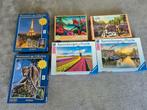6 puzzels, Hobby en Vrije tijd, Ophalen, 500 t/m 1500 stukjes, Zo goed als nieuw