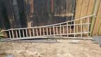 Aluminium schuifladder, Doe-het-zelf en Verbouw, Ladders en Trappen, Gebruikt, 4 meter of meer, Ophalen