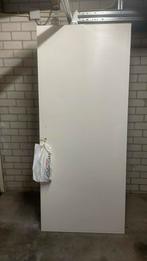 Opdekdeur wit, Doe-het-zelf en Verbouw, Deuren en Horren, Ophalen, Gebruikt, Binnendeur, 200 tot 215 cm