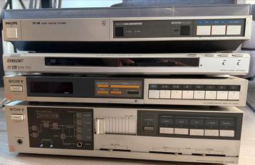 Sony Stereo Set met Philips Platenspeler beschikbaar voor biedingen