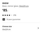 Ikea mirror door, Huis en Inrichting, Minder dan 50 cm, Rechthoekig, Zo goed als nieuw, 200 cm of meer