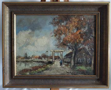 H.C. Kranenburg jr.(1917-1997) - Hollands landschap - 1950 beschikbaar voor biedingen
